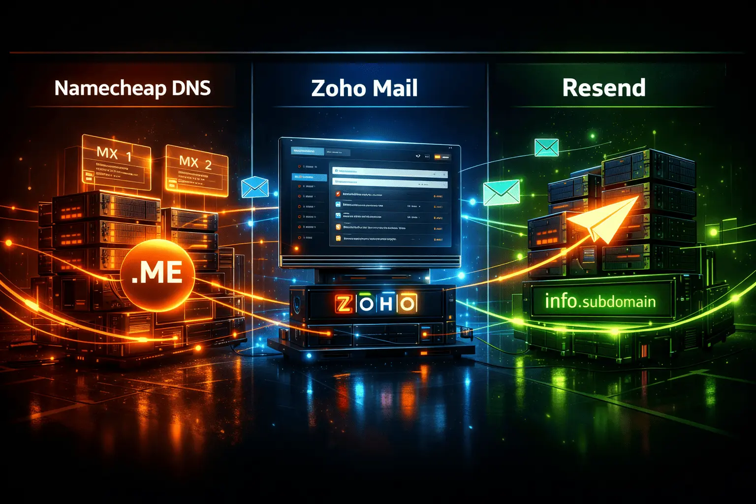 How I Set Up Custom Email for My Domain (Zoho + Resend + Namecheap)!